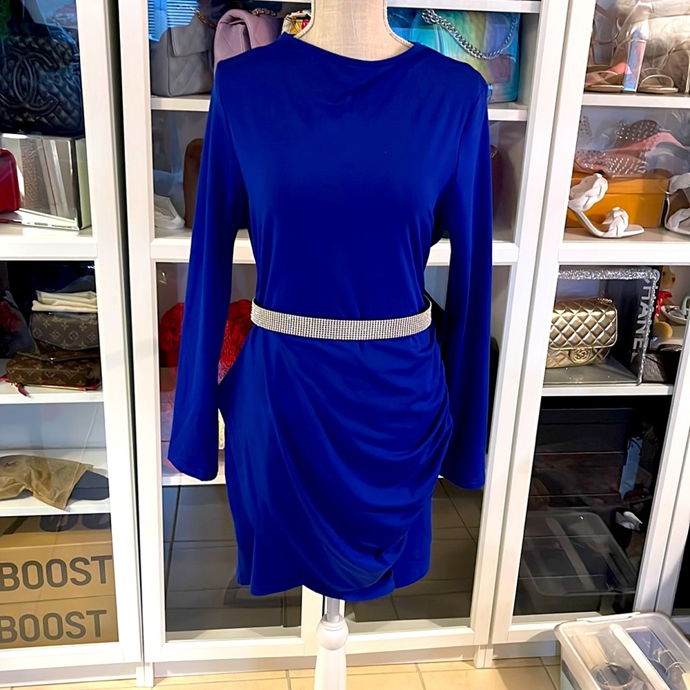 Royal blue dress